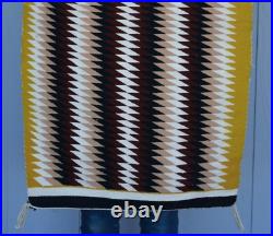 Lena Begay Navajo Rug Eyedazzler Hubbell Trading Post Tag 44 x 25.5 Lena Begay Navajo Rug Eyedazzler Hubbell Trading Post Tag 44 x 25.5