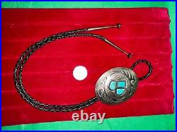 Lot Vintage, Old Pawn, Native American, Silver, Turquoise, Bracelets, Bolo Ties