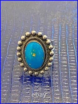 Lot of 3 Vintage Native American Sterling Silver Turquoise Rings