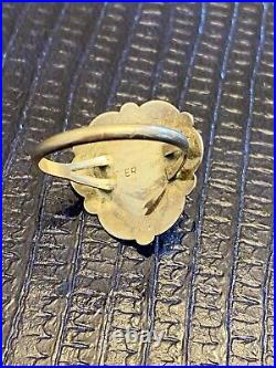 Lot of 3 Vintage Native American Sterling Silver Turquoise Rings