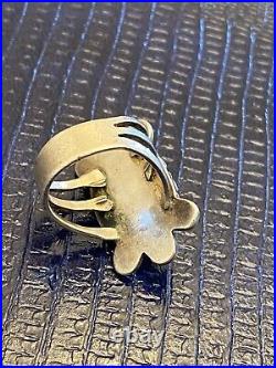 Lot of 3 Vintage Native American Sterling Silver Turquoise Rings