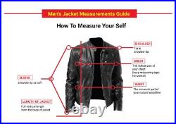 Men's Black Full Length Leather Trench Coat Double Breasted Long Over Coat