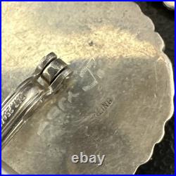 Mens Cuff Links Zuni Blue Lapis Spiny Oyster Kachina Sterling Silver Inlay 20285