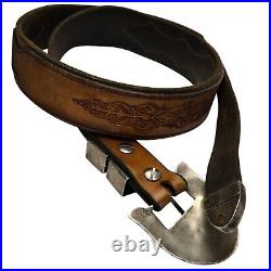 Museum Vintage Native American Jewelry Navajo Sterling Silver Concho Ranger Belt