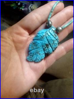 Native American Navajo Turquoise Heishi Necklace Vintage