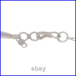 Native American Navajo Vintage Graduated Bead Strand Necklace 30 Sterling 925