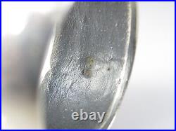 Native American Silver Eagle Ring Wide Band Size 9 Estate Vintage