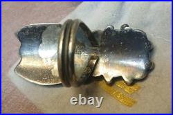 Native American Sterling VINTAGE Navajo Coral/Turquoise Ring S- 7