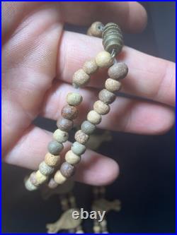 Native American Vintage Jewelry RARE Necklace Clay Squash Blossom Style