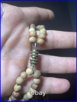 Native American Vintage Jewelry RARE Necklace Clay Squash Blossom Style