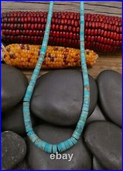 Native American Vintage Santo Domingo Turquoise Necklace Josephine Cheykaychi