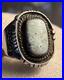 Native American Vintage Sterling Dry Creek Turquoise Sz 8.75 Ring