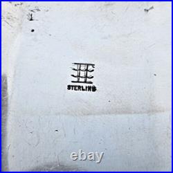 Native American Vintage Wide Solid 925 Sterling Silver Cuff Bracelet