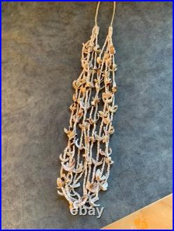 Native American shell necklace multistrand Vintage Native American shell necklace multistrand Vintage