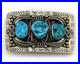 Navajo Bell Buckle. 999 Nickel Handmade Vintage Signed Teepee
