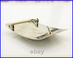Navajo Bell Buckle. 999 Nickel Handmade Vintage Signed Teepee