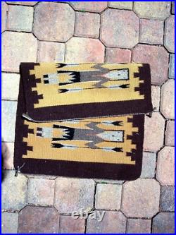 Navajo Blanket Vintage Yei Design Excellent Condition
