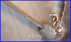 Navajo Bow Handcrafted New Mexico Native American Artisan Beaded VTG Art/Decor