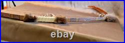 Navajo Bow Handcrafted New Mexico Native American Artisan Beaded VTG Art/Decor
