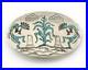 Navajo Corn Kokopelli Belt Buckle. 999 Nickel Vintage Signed SD