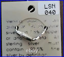 Navajo Kachina Necklace Sterling Silver Natural Turquoise Vintage Signed Great