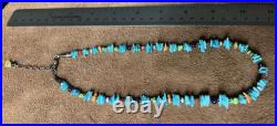 Navajo Necklace OOAK Kingman AZ Turquoise Spiny Oyster VTG Gemstone 20 21g