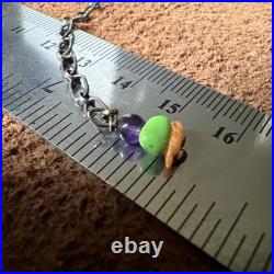 Navajo Necklace OOAK Kingman AZ Turquoise Spiny Oyster VTG Gemstone 20 21g