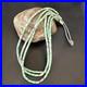 Navajo Pearls Green Turquoise Sterling Necklace 3S 17395