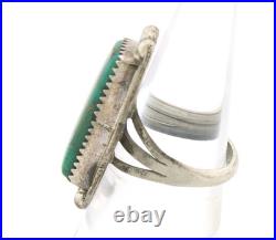 Navajo Ring Sterling Silver Turquoise Vintage Native American Size 7.25