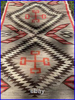 Navajo Rug Antique Vintage 56 x 81 inches Gorgeous Native American