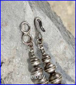 Navajo SQUASH BLOSSOM NECKLACE NAJA PENDANT Bench STERLING Ox. Old Vintage 20 Navajo SQUASH BLOSSOM NECKLACE NAJA PENDANT Bench STERLING Ox. Old Vintage 20