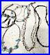 Navajo Southwest Vintage Necklace Jewelry Lot 7 Sterling Turquoise, other stones