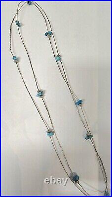 Navajo Southwest Vintage Necklace Jewelry Lot 7 Sterling Turquoise, other stones