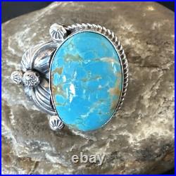 Navajo Sterling Silver Blue Turquoise #8 Ring Sets Sz 8 18106 Navajo Sterling Silver Blue Turquoise #8 Ring Sets Sz 8 18106