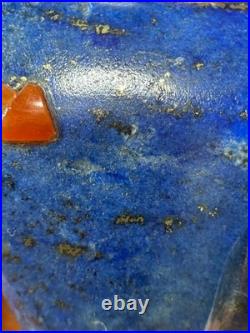 Navajo Trade Roots 925 Horse Brooch Pendant VTG Rare High Quality Lapis Lazuli