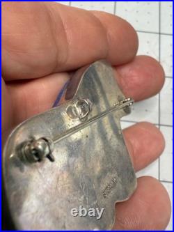 Navajo Trade Roots 925 Horse Brooch Pendant VTG Rare High Quality Lapis Lazuli Navajo Trade Roots 925 Horse Brooch Pendant VTG Rare High Quality Lapis Lazuli