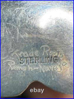 Navajo Trade Roots 925 Horse Brooch Pendant VTG Rare High Quality Lapis Lazuli