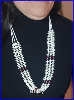 Necklace 5 Strand Vintage Native American On Of A Kind 25