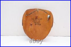 Northwest Pacific Coast Mask Vintage Makah Native American Portrait Mask Signed