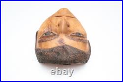 Northwest Pacific Coast Mask Vintage Makah Native American Portrait Mask Signed