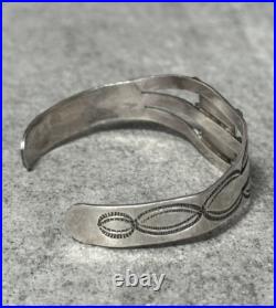 Old Vintage Native American Navajo Turquoise Sterling silver Bracelet