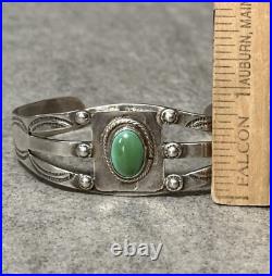 Old Vintage Native American Navajo Turquoise Sterling silver Bracelet