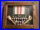 One of a kind authentic vintage navajo shawdow boxes with rugs