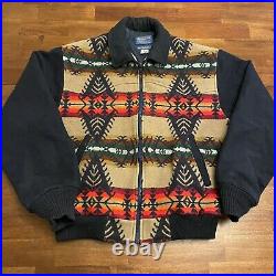 PENDLETON Chief Joseph Jacket Native American Aztec VTG Western Wear Coat Medium