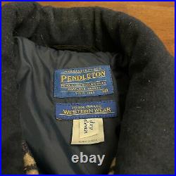 PENDLETON Chief Joseph Jacket Native American Aztec VTG Western Wear Coat Medium