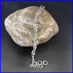 Pava Shell Navajo Old Pawn Sterling Silver Link Bracelet 8 18131 Pava Shell Navajo Old Pawn Sterling Silver Link Bracelet 8 18131