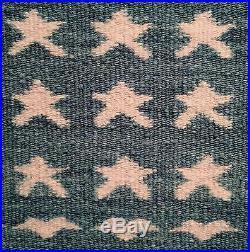 RARE VINTAGE 1930s Native American Navajo 48 Star Flag Blanket Museum Quality