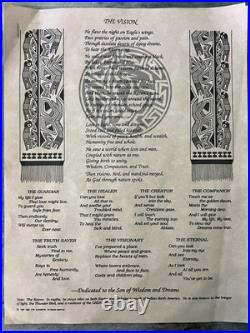 RW ADAMSON VISION Native American Vintage Mask/BEAUTIFULLY FRAMED