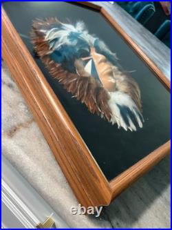 RW ADAMSON VISION Native American Vintage Mask/BEAUTIFULLY FRAMED