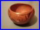Rare Find Vintage Native American Maricopa Redware Clay Pottery Bowl